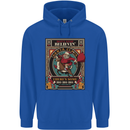 Funny Christmas Santa Clause Offensive Mens 80% Cotton Hoodie Royal Blue