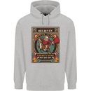 Funny Christmas Santa Clause Offensive Mens 80% Cotton Hoodie Sports Grey