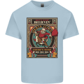 Funny Christmas Santa Clause Offensive Mens Cotton T-Shirt Tee Top Light Blue