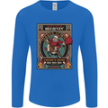 Funny Christmas Santa Clause Offensive Mens Long Sleeve T-Shirt Royal Blue