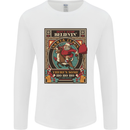 Funny Christmas Santa Clause Offensive Mens Long Sleeve T-Shirt White