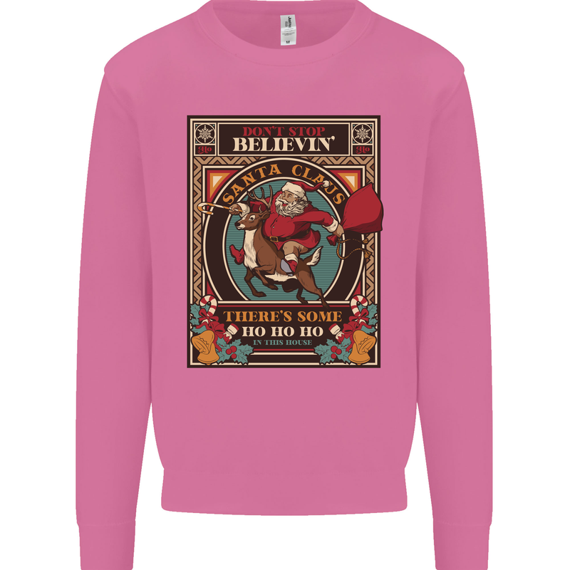 Funny Christmas Santa Clause Offensive Mens Sweatshirt Jumper Azalea