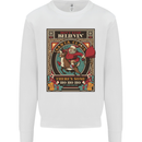 Funny Christmas Santa Clause Offensive Mens Sweatshirt Jumper White