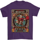 Funny Christmas Santa Clause Offensive Mens T-Shirt 100% Cotton Purple
