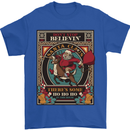 Funny Christmas Santa Clause Offensive Mens T-Shirt 100% Cotton Royal Blue