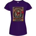 Funny Christmas Santa Clause Offensive Womens Petite Cut T-Shirt Purple