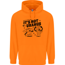 Funny Climate Change Its Not Uranus Childrens Kids Hoodie Orange