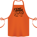 Funny Climate Change Its Not Uranus Cotton Apron 100% Organic Orange