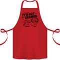 Funny Climate Change Its Not Uranus Cotton Apron 100% Organic Red