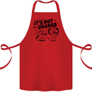 Funny Climate Change Its Not Uranus Cotton Apron 100% Organic Red