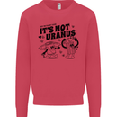 Funny Climate Change Its Not Uranus Kids Sweatshirt Jumper Heliconia