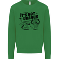 Funny Climate Change Its Not Uranus Kids Sweatshirt Jumper Irish Green