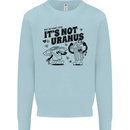 Funny Climate Change Its Not Uranus Kids Sweatshirt Jumper Light Blue