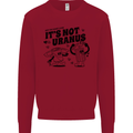 Funny Climate Change Its Not Uranus Kids Sweatshirt Jumper Red