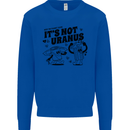Funny Climate Change Its Not Uranus Kids Sweatshirt Jumper Royal Blue