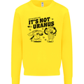 Funny Climate Change Its Not Uranus Kids Sweatshirt Jumper Yellow