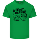 Funny Climate Change Its Not Uranus Kids T-Shirt Childrens Irish Green