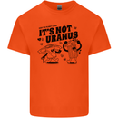Funny Climate Change Its Not Uranus Kids T-Shirt Childrens Orange