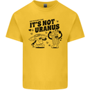 Funny Climate Change Its Not Uranus Kids T-Shirt Childrens Yellow