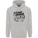 Funny Climate Change Its Not Uranus Mens 80% Cotton Hoodie Sports Grey