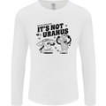 Funny Climate Change Its Not Uranus Mens Long Sleeve T-Shirt White