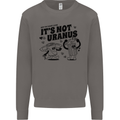 Funny Climate Change Its Not Uranus Mens Sweatshirt Jumper Charcoal