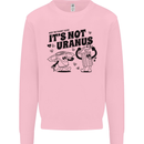 Funny Climate Change Its Not Uranus Mens Sweatshirt Jumper Light Pink