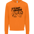 Funny Climate Change Its Not Uranus Mens Sweatshirt Jumper Orange
