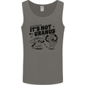 Funny Climate Change Its Not Uranus Mens Vest Tank Top Charcoal