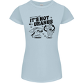 Funny Climate Change Its Not Uranus Womens Petite Cut T-Shirt Light Blue