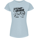 Funny Climate Change Its Not Uranus Womens Petite Cut T-Shirt Light Blue