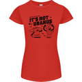 Funny Climate Change Its Not Uranus Womens Petite Cut T-Shirt Red