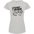 Funny Climate Change Its Not Uranus Womens Petite Cut T-Shirt Sports Grey