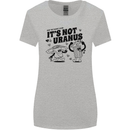Funny Climate Change Its Not Uranus Womens Wider Cut T-Shirt Sports Grey
