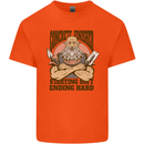 Funny Concrete Finisher Builder Construction Kids T-Shirt Childrens Orange