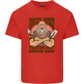 Funny Concrete Finisher Builder Construction Kids T-Shirt Childrens Red