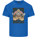Funny Concrete Finisher Builder Construction Kids T-Shirt Childrens Royal Blue