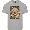 Funny Concrete Finisher Builder Construction Kids T-Shirt Childrens Sports Grey