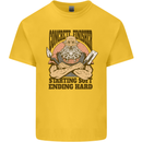 Funny Concrete Finisher Builder Construction Kids T-Shirt Childrens Yellow