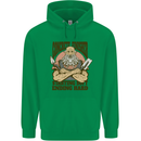 Funny Concrete Finisher Builder Construction Mens 80% Cotton Hoodie Irish Green
