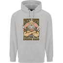 Funny Concrete Finisher Builder Construction Mens 80% Cotton Hoodie Sports Grey