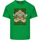 Funny Concrete Finisher Builder Construction Mens Cotton T-Shirt Tee Top Irish Green