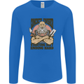 Funny Concrete Finisher Builder Construction Mens Long Sleeve T-Shirt Royal Blue