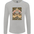Funny Concrete Finisher Builder Construction Mens Long Sleeve T-Shirt Sports Grey