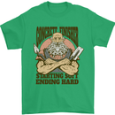 Funny Concrete Finisher Builder Construction Mens T-Shirt 100% Cotton Irish Green