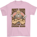 Funny Concrete Finisher Builder Construction Mens T-Shirt 100% Cotton Light Pink