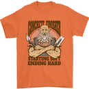 Funny Concrete Finisher Builder Construction Mens T-Shirt 100% Cotton Orange