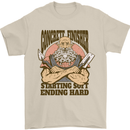 Funny Concrete Finisher Builder Construction Mens T-Shirt 100% Cotton Sand