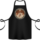 Funny Dog Hair Cotton Apron 100% Organic Black