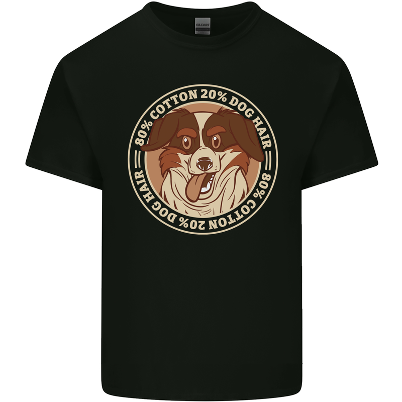 Funny Dog Hair Kids T-Shirt Childrens Black